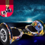 Hoverboard sa ruckom- Elektricni Skuter 10 Sareni HipHop