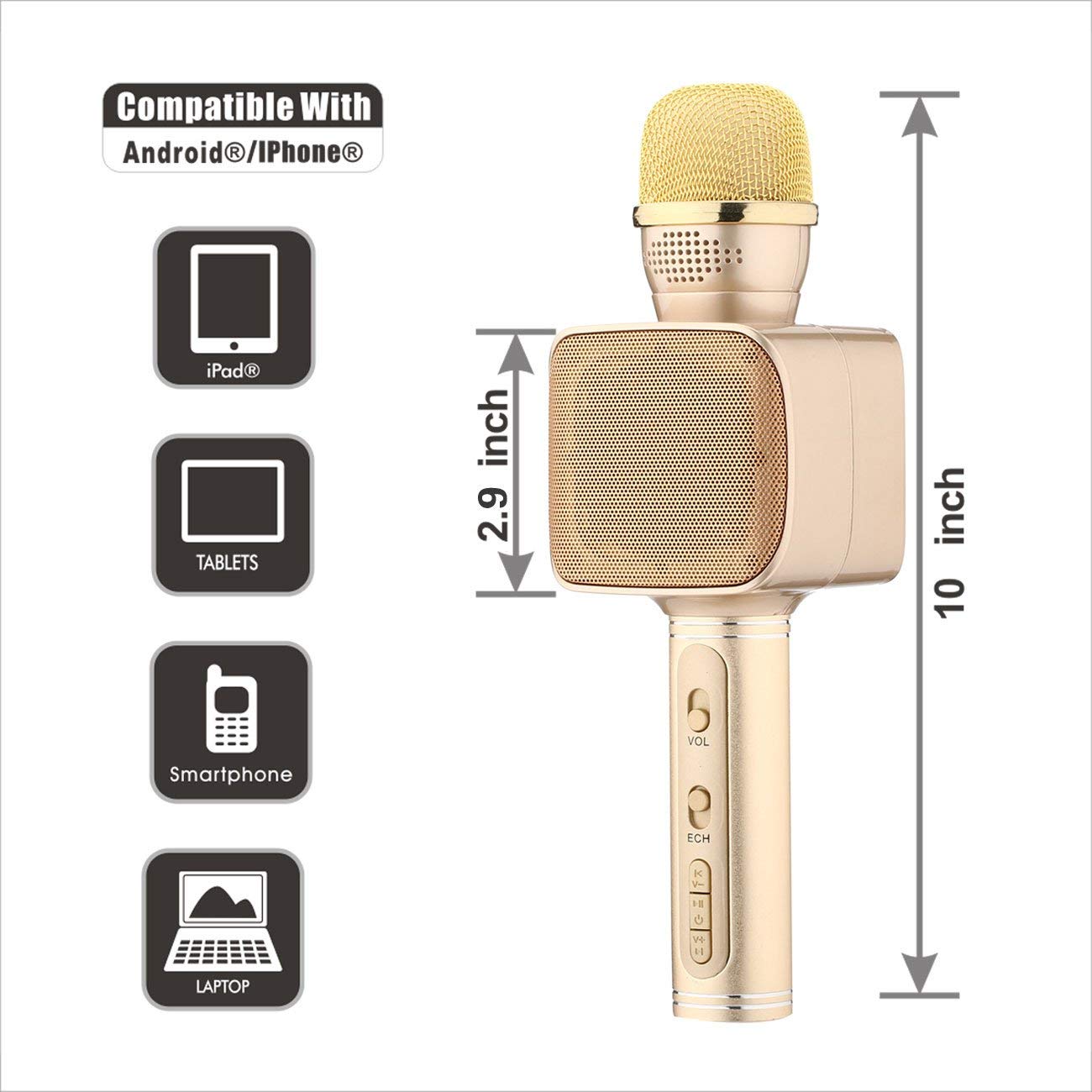 Magic Karaoke - Bluetooth Mikrofon Sa Integrisanim Zvucnikom 2 Magic Karaoke - Bluetooth Mikrofon Sa Integrisanim Zvucnikom 2