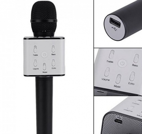 Mikrofon karaoke bluetooth Q7 2