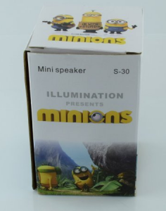 Minions mini speaker S30 prenosivi Zvučnik i Radio 5