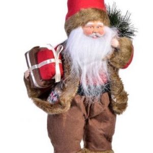 Figura Deda Mraza sa poklonima 40cm