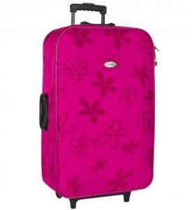 Kofer sa točkićima - roze 40 L