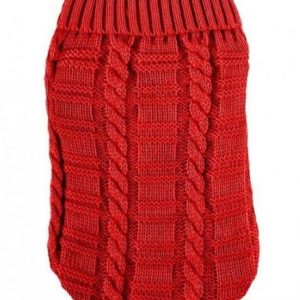 Pulover za ljubimca - crvena rolka 2