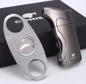 COHIBA SET, 1x jet torch upaljac i sekac za tompus 2