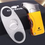 COHIBA SET, 1x jet torch upaljac i sekac za tompus 3