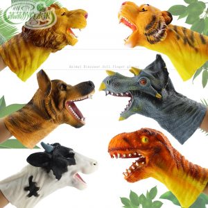 Lutka za ruku - DINOSAURUS Narandzasti - NOVO 3