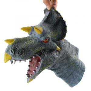 Lutka za ruku - DINOSAURUS Sivi - NOVO 1