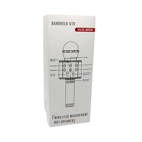 Mikrofon 858 Bluetooth crni 7 Mikrofon 858 Bluetooth crni 7