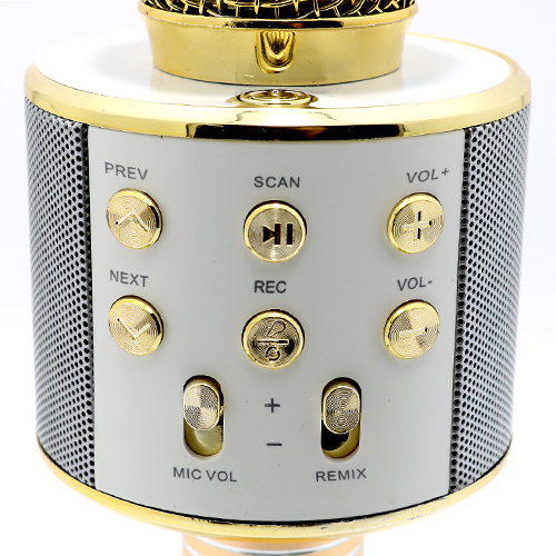 Mikrofon 858 Bluetooth zlatni 4 Mikrofon 858 Bluetooth zlatni 4