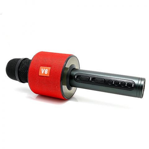 Mikrofon V8 Bluetooth crveni 2