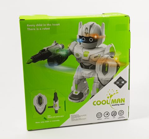 Robot COOLMAN sa svetlosnim efektima I rotacijom od 360stepeni Novo 2