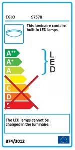 LED plafonjera SILERAS 97578