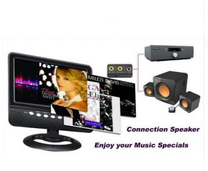7.5" TFT LCD Portabl tv