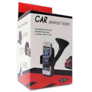 Drzac za mobilni telefon univerzalni crni (vakum)