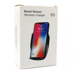 Drzac za mobilni telefon i WiFi punjac S5 Smart charger crni (ventilacija) - Slika 5