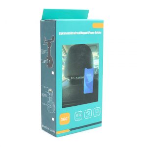 Drzac za mobilni telefon za naslon prednjeg sedista magnetni crni