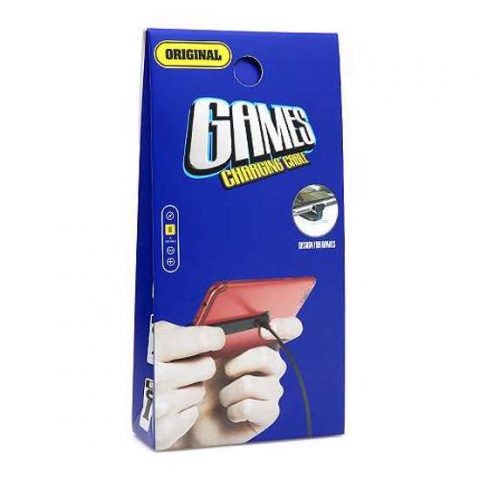 USB data kabal gejmerski 2.1A Iphone lightning crni