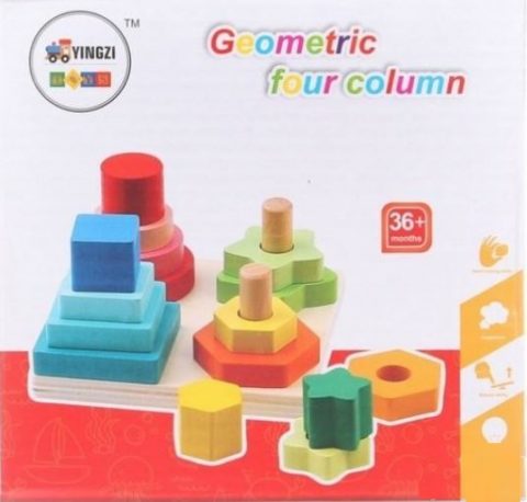 Manji set geometrijskih oblika - 3+ age