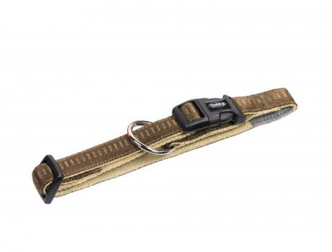 Ogrlica Soft Grip 10mm 20-30 cm braon