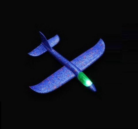 Avion od stiropora sa LED svetlima - 48cm