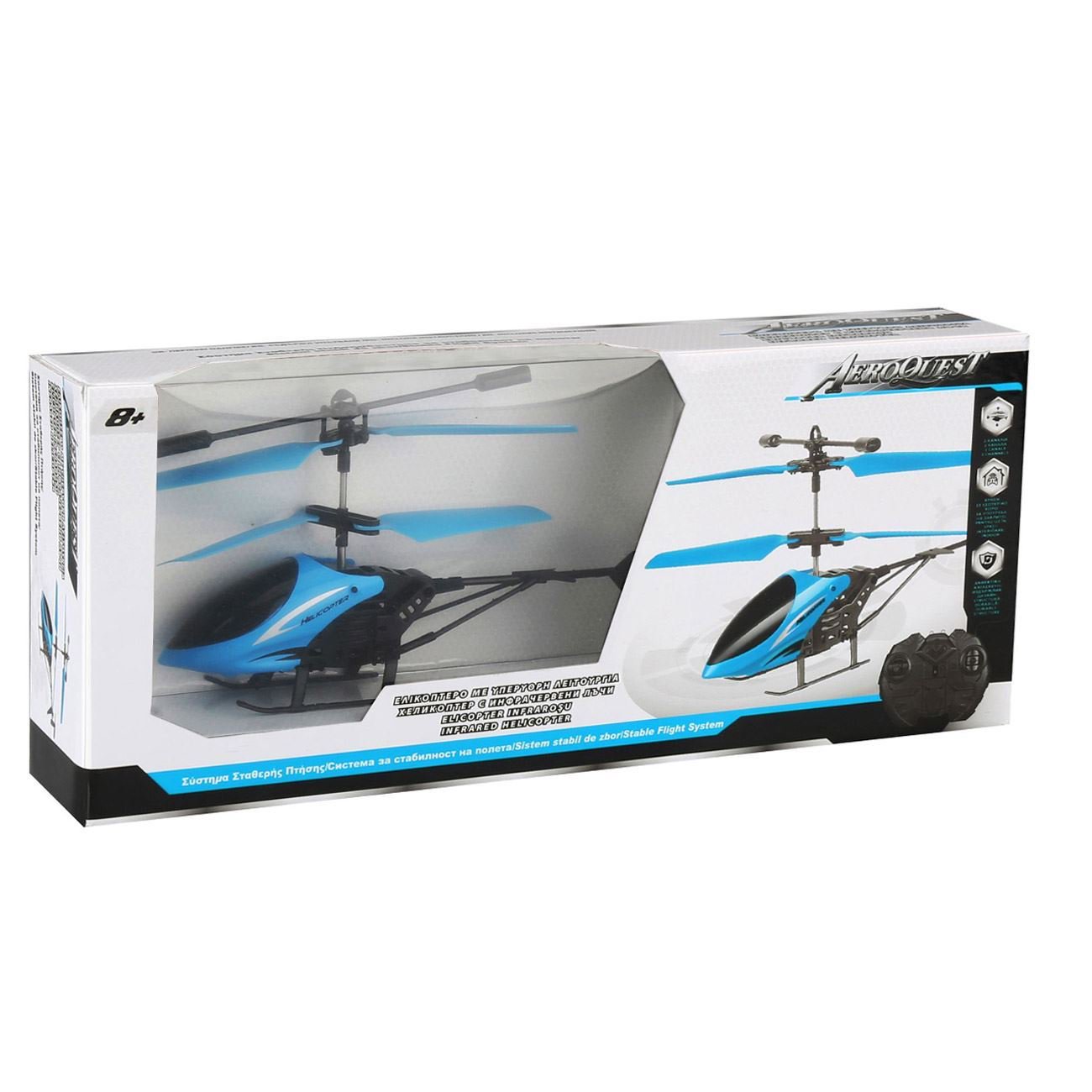 RC infrared helikopter crno plavi RC infrared helikopter crno plavi