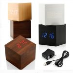 WOODEN CLOCK - drveni digitalni sat