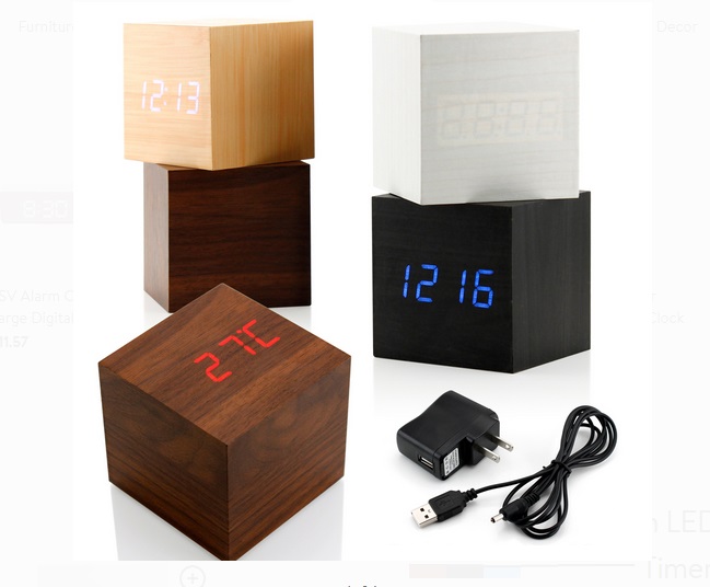 WOODEN CLOCK - drveni digitalni sat WOODEN CLOCK - drveni digitalni sat
