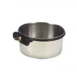 Metalna posuda za ptice sa šrafom 0.3l 9.5cm