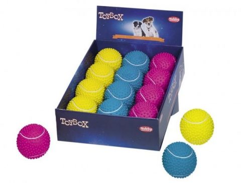 Igračka tenis lopta tri boje 9cm