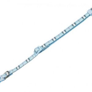 Ogrlica za pse karo plava 10mm 20-35cm