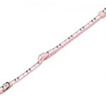 Ogrlica za pse karo roze 10mm 20-35cm