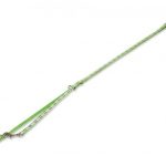 Povodac za pse karo zeleni 10mm 120cm