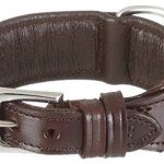 Kožna ogrlica za pse "Canduro" braon 30mm, 35cm