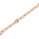 Ogrlica za pse MINI 10mm, 13/20cm oranž