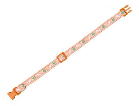 Ogrlica za pse MINI 10mm, 13/20cm oranž