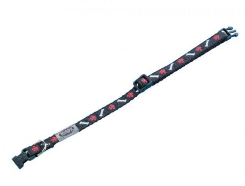 Ogrlica za pse MINI 10mm, 13/20cm crna