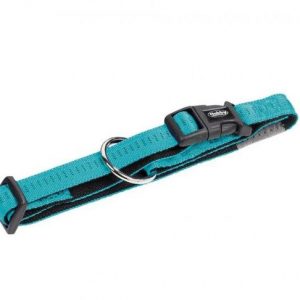 Ogrlica Soft Grip 15mm, 25/35cm tirkiz