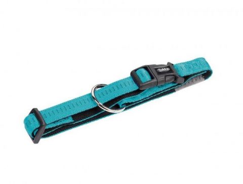 Ogrlica Soft Grip 15mm, 25/35cm tirkiz