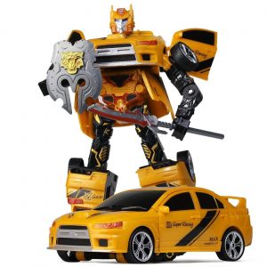 Žuti transformers auto robot