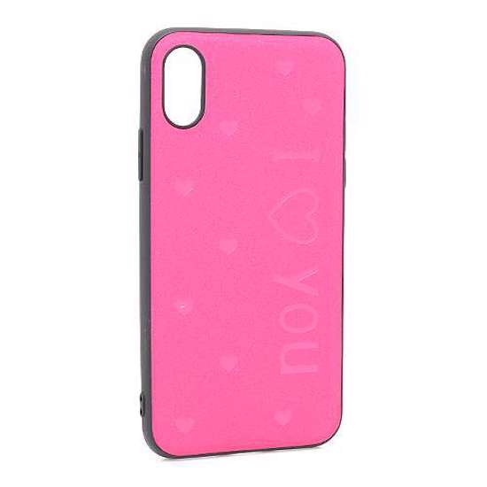 Futrola I LOVE YOU za Iphone X/XS pink mali ali online prodavnica online prodaja internet kupovina