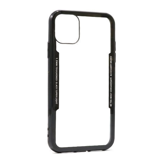 Futrola BACK CLEAR za Iphone 11 crna mali ali online prodavnica online prodaja internet kupovina