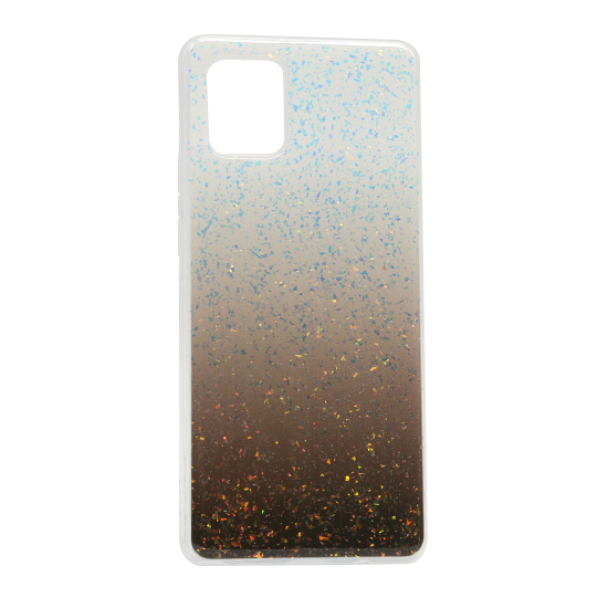 Futrola Glitter Ombre za Samsung N770F/A815F Galaxy Note 10 Lite/A81 crna mali ali online prodavnica online prodaja internet kupovina