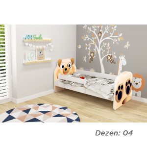 Krevet za decu ANIMALS 140X70 CM WHITE ACMA VII - Slika 5
