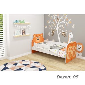 Krevet za decu ANIMALS 140X70 CM WHITE ACMA VII - Slika 6