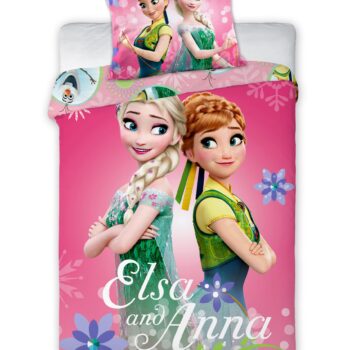 Posteljina za bebe Frozen 100x135+40x60cm - 5907750576487