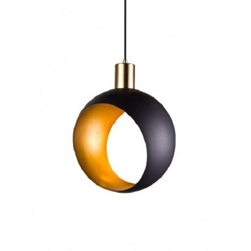 LUNA 157 visilica 1XGU10 BLACK/GOLD H320 BB Link mali ali online prodavnica online prodaja internet kupovina