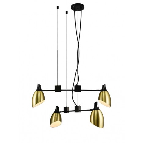 LUNA 111 luster 4xE14 GOLD/BLACK BB Link mali ali online prodavnica online prodaja internet kupovina