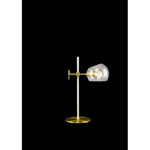 LUNA 90 stona lampa 1xE14 GOLD/WHITE/CLEAR GLASS BB Link mali ali online prodavnica online prodaja internet kupovina
