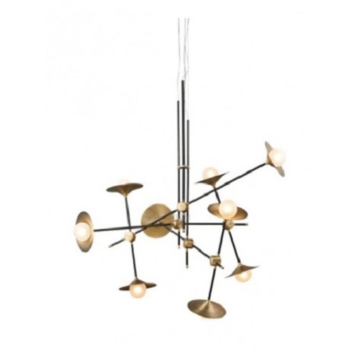 VESTA 319 luster 9xG9 ANTIQUE BRASS/BLACK BB Link mali ali online prodavnica online prodaja internet kupovina