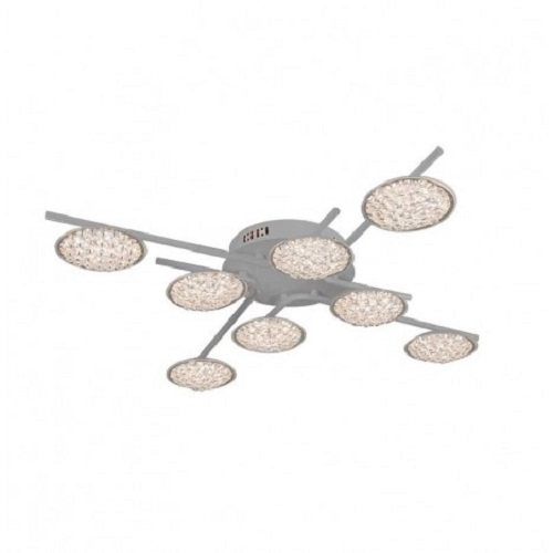 VESTA 270 plafonska svetiljka LED 48W 4000K HROM/KRISTAL mali ali online prodavnica online prodaja internet kupovina
